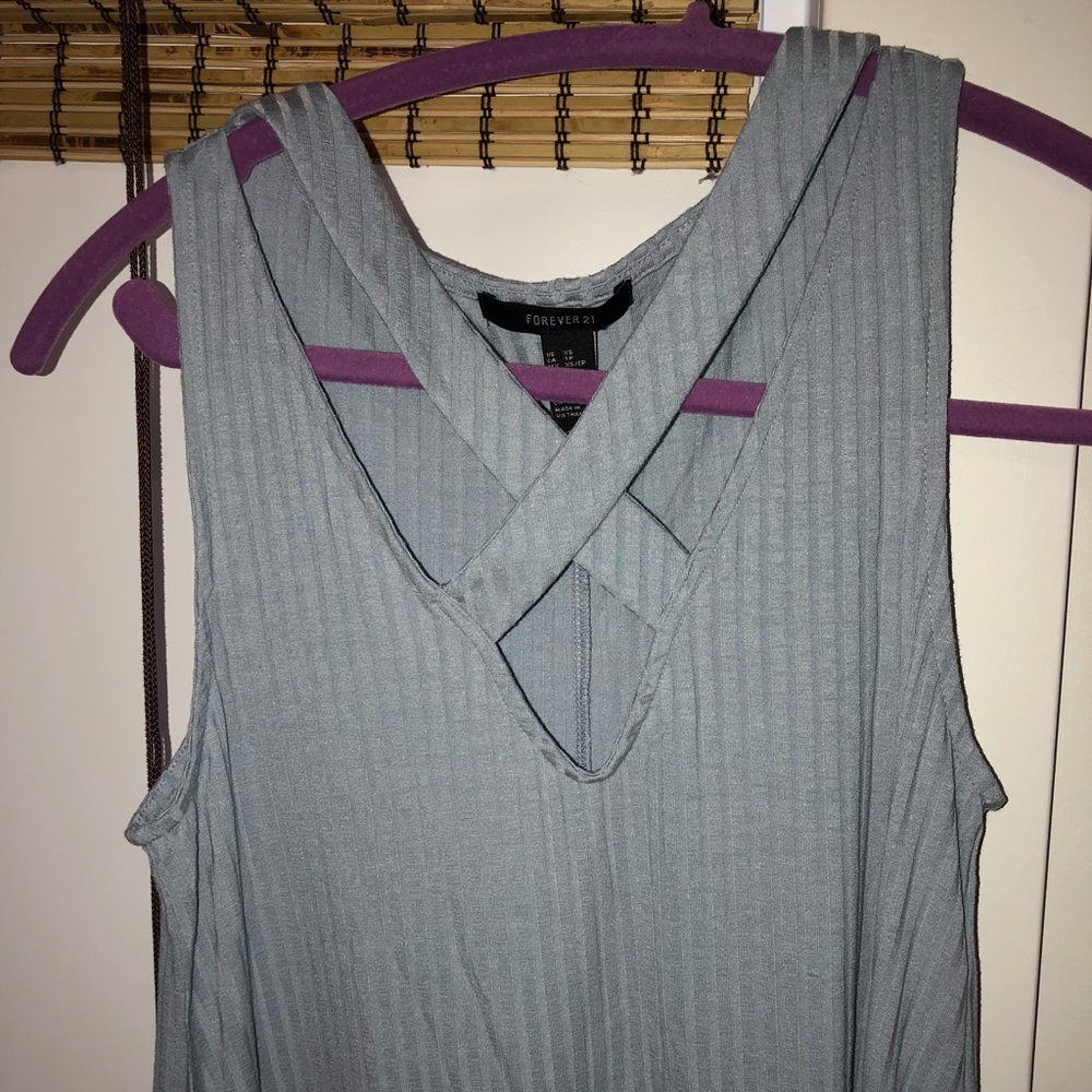 Blue Cutout Dress